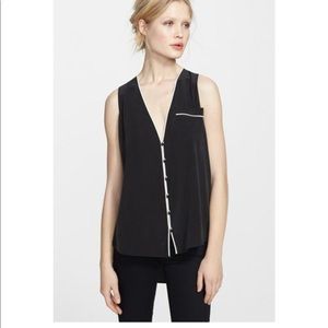 Rachel Zoe Sable Silk Blouse